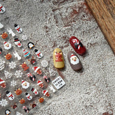 christmas nail art sticker tomoni nail art
